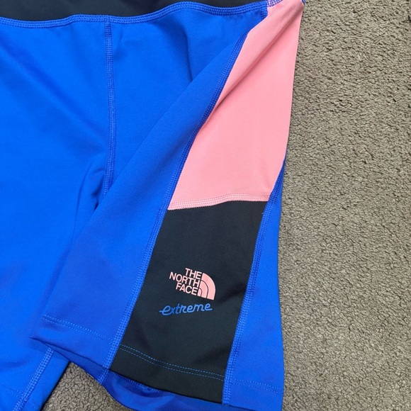 The North Face 90 Extreme Colorblock Bike Shorts Spandex Women Size Medium - Picture 2 of 8